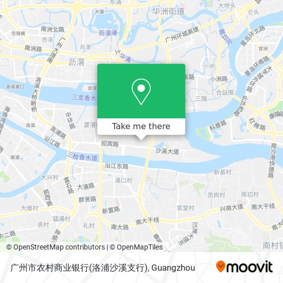 广州市农村商业银行(洛浦沙溪支行) map