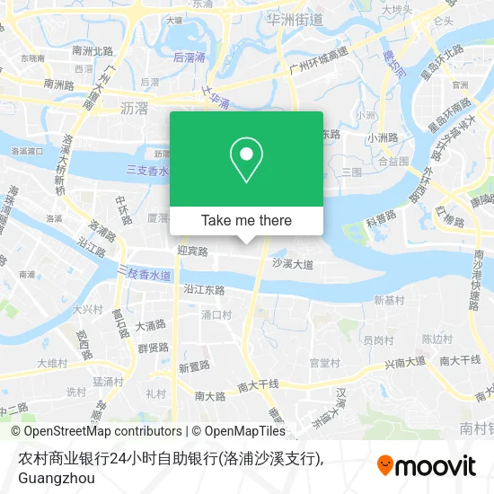 农村商业银行24小时自助银行(洛浦沙溪支行) map