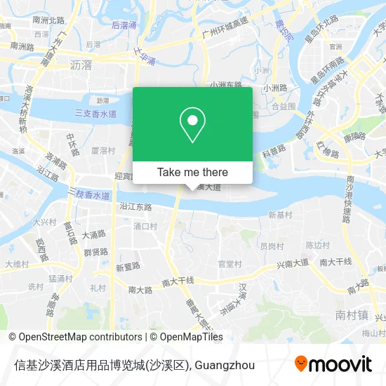信基沙溪酒店用品博览城(沙溪区) map