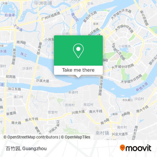 百竹园 map