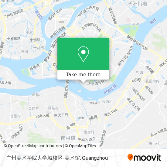 广州美术学院大学城校区-美术馆 map