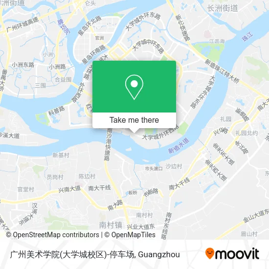 广州美术学院(大学城校区)-停车场 map