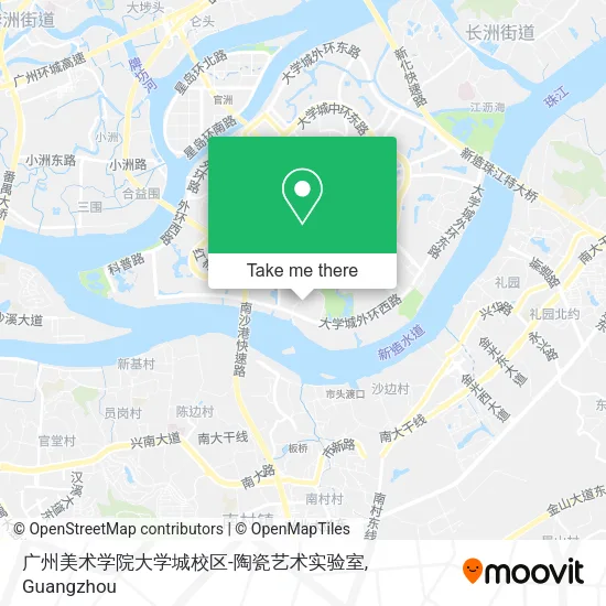 广州美术学院大学城校区-陶瓷艺术实验室 map