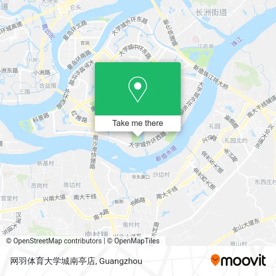 网羽体育大学城南亭店 map