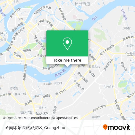 岭南印象园旅游景区 map