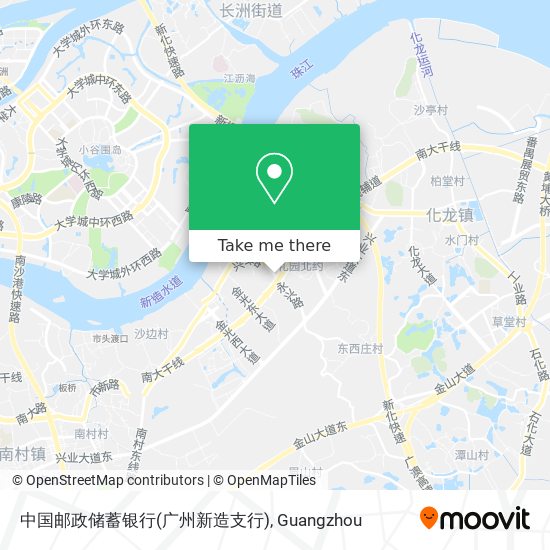 中国邮政储蓄银行(广州新造支行) map