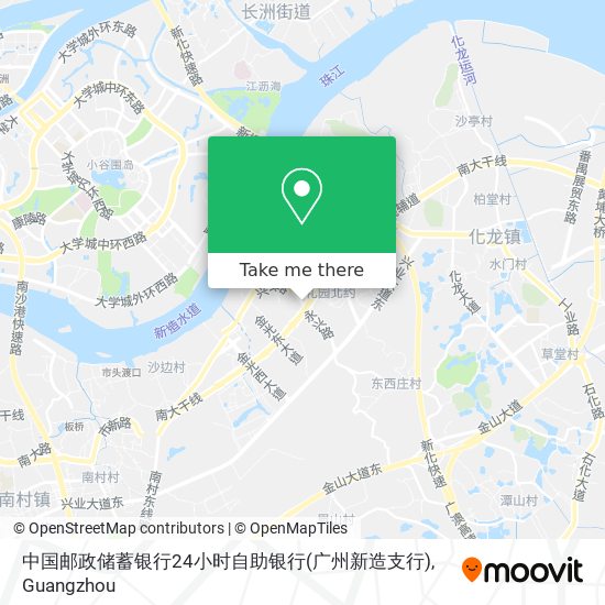 中国邮政储蓄银行24小时自助银行(广州新造支行) map
