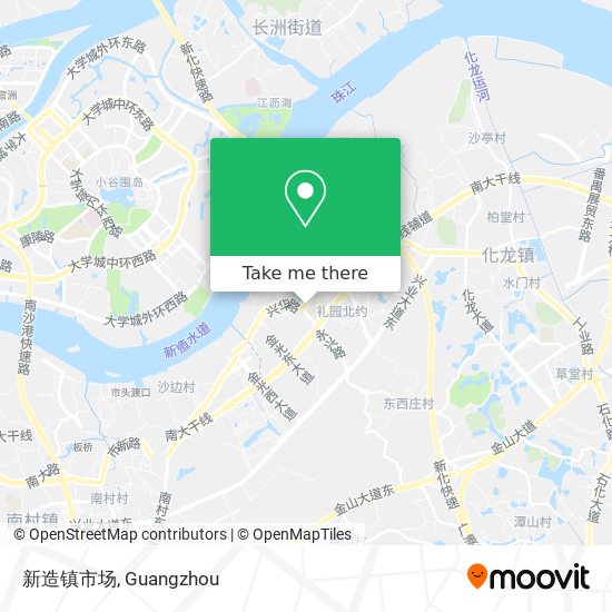 新造镇市场 map