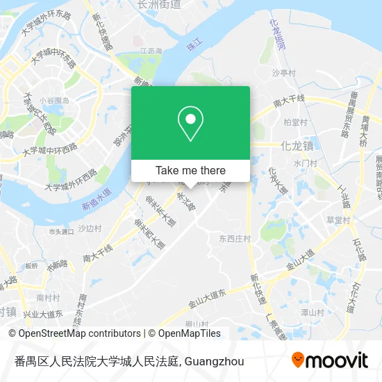 番禺区人民法院大学城人民法庭 map