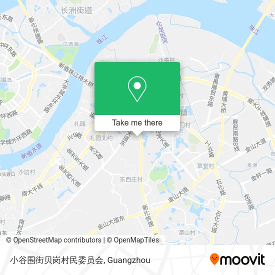 小谷围街贝岗村民委员会 map