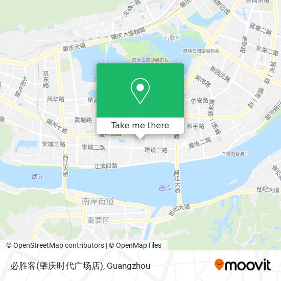 必胜客(肇庆时代广场店) map