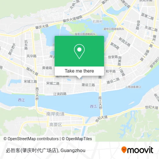 必胜客(肇庆时代广场店) map