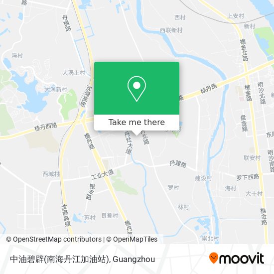 中油碧辟(南海丹江加油站) map