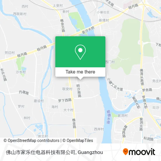 佛山市家乐仕电器科技有限公司 map