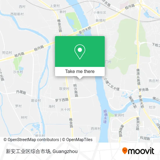 新安工业区综合市场 map