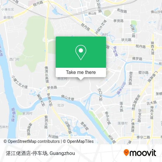 湛江佬酒店-停车场 map