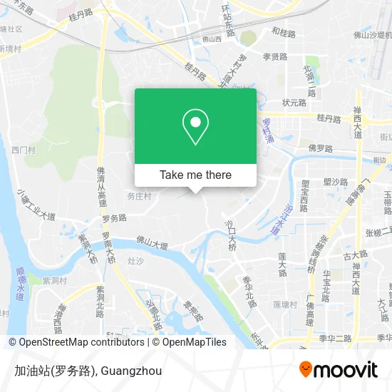 加油站(罗务路) map