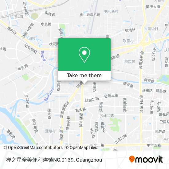 禅之星全美便利连锁NO.0139 map
