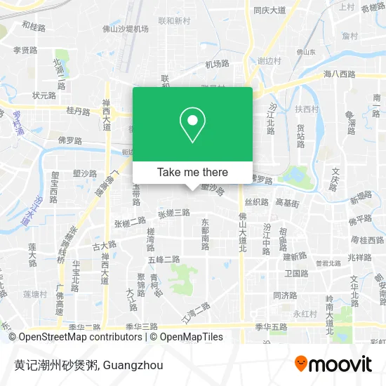 黄记潮州砂煲粥 map
