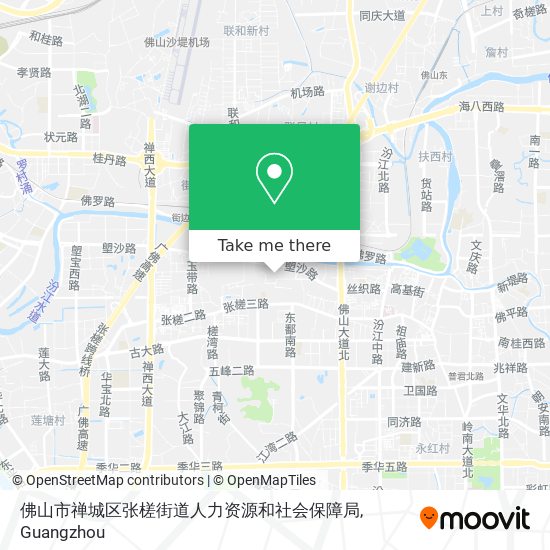 佛山市禅城区张槎街道人力资源和社会保障局 map