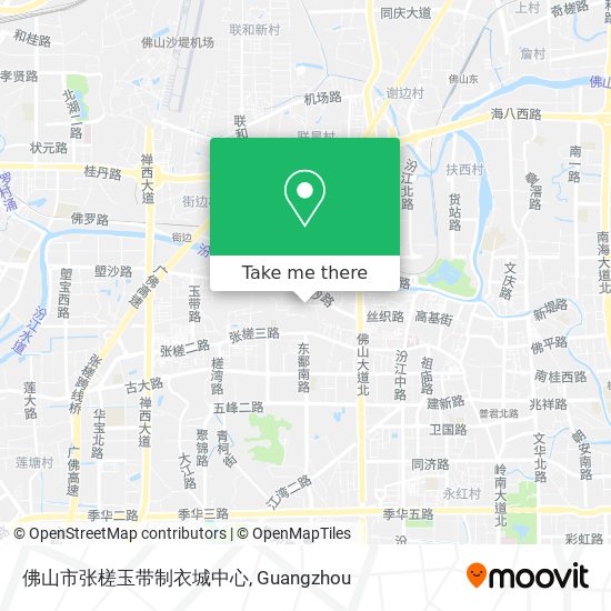 佛山市张槎玉带制衣城中心 map