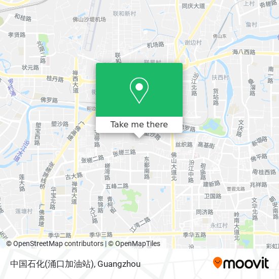 中国石化(涌口加油站) map