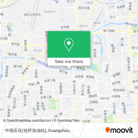 中国石化(化纤加油站) map