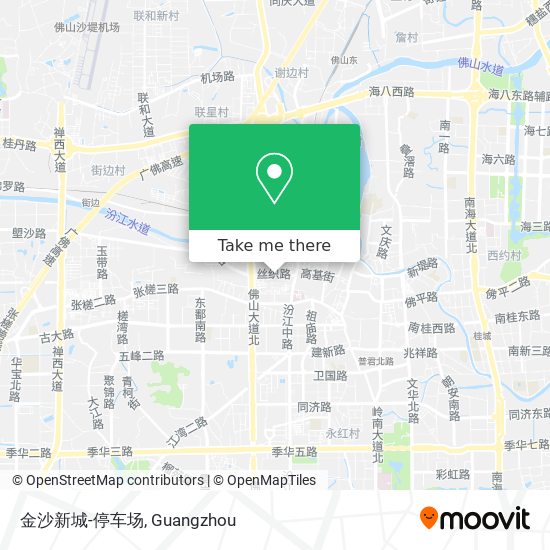 金沙新城-停车场 map