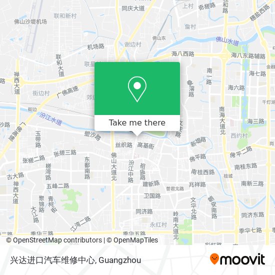 兴达进口汽车维修中心 map