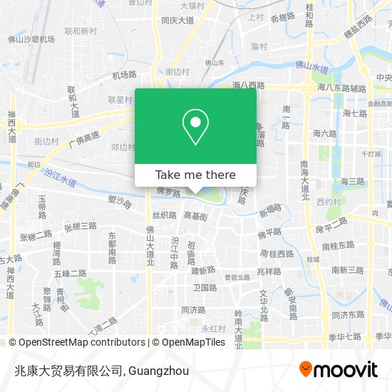 兆康大贸易有限公司 map