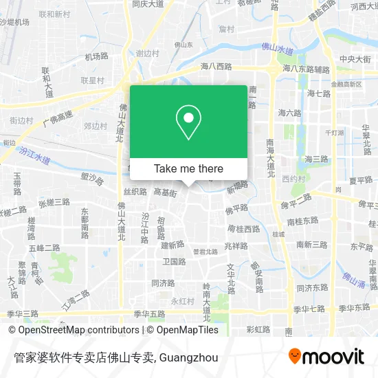 管家婆软件专卖店佛山专卖 map