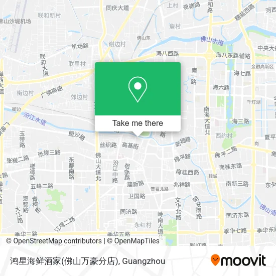 鸿星海鲜酒家(佛山万豪分店) map