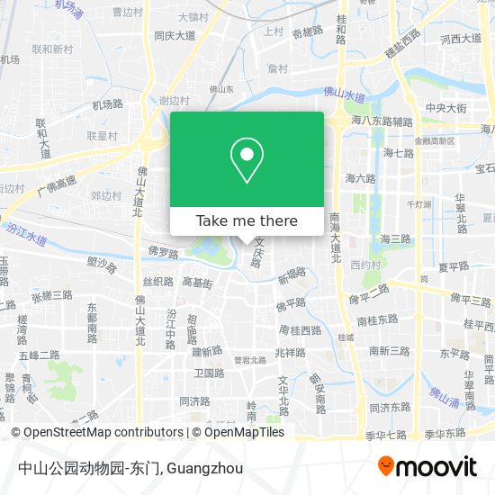 中山公园动物园-东门 map