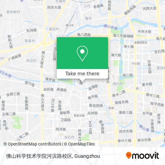 佛山科学技术学院河滨路校区 map