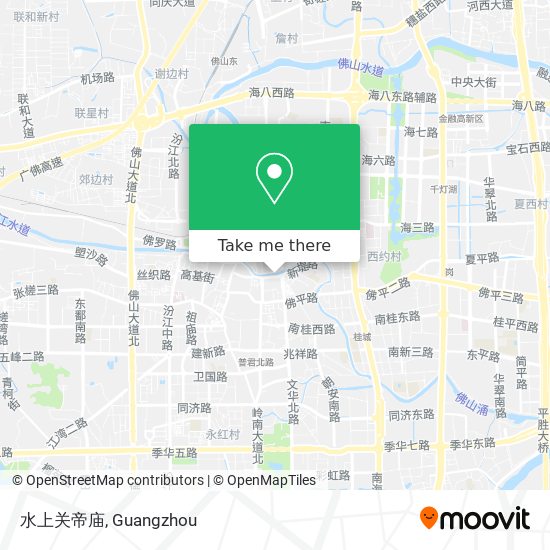 水上关帝庙 map