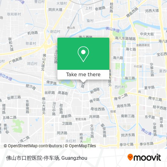 佛山市口腔医院-停车场 map