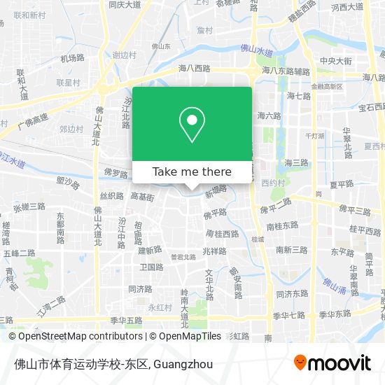 佛山市体育运动学校-东区 map