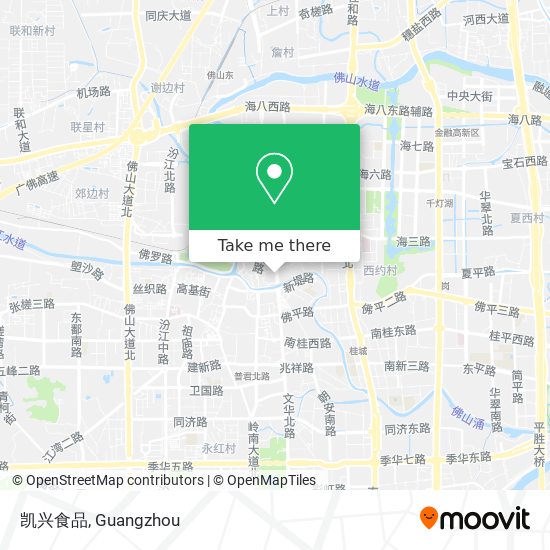 凯兴食品 map