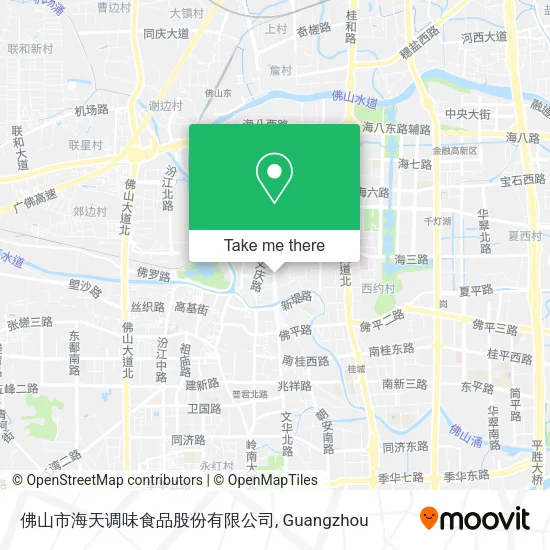 佛山市海天调味食品股份有限公司 map