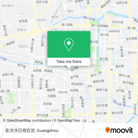 喜洋洋日用百货 map