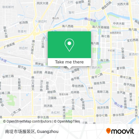 南堤市场服装区 map