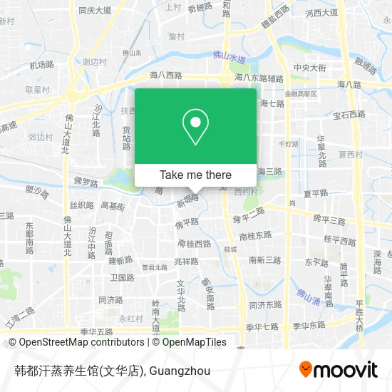 韩都汗蒸养生馆(文华店) map