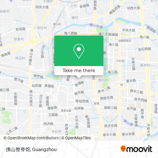 佛山整脊馆 map