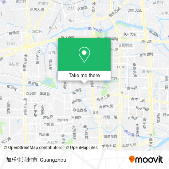 加乐生活超市 map