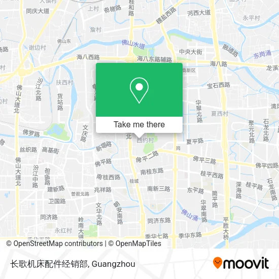 长歌机床配件经销部 map
