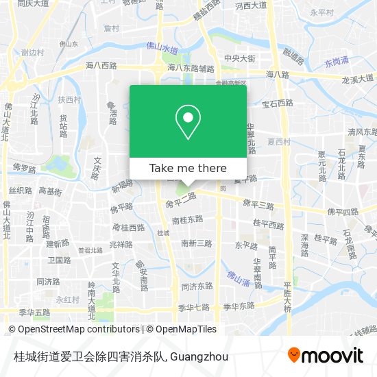 桂城街道爱卫会除四害消杀队 map