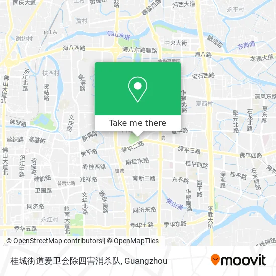 桂城街道爱卫会除四害消杀队 map
