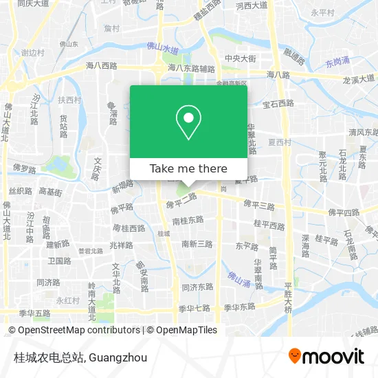 桂城农电总站 map