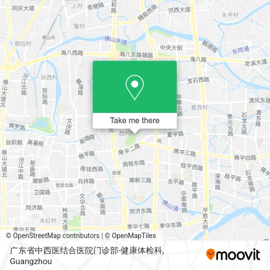 广东省中西医结合医院门诊部-健康体检科 map