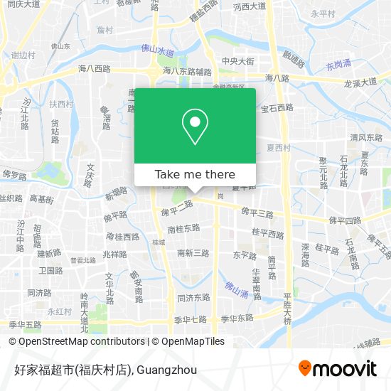 好家福超市(福庆村店) map